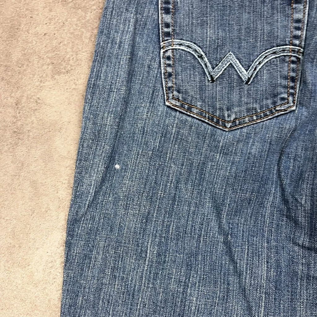 Vintage Wrangler Bootcut Jeans Damen US 9 Blau Y2K, Bild 4