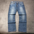 Vintage Levi's 501 Jeans Herren W36 L34 Crazy Washed – Vorderansicht