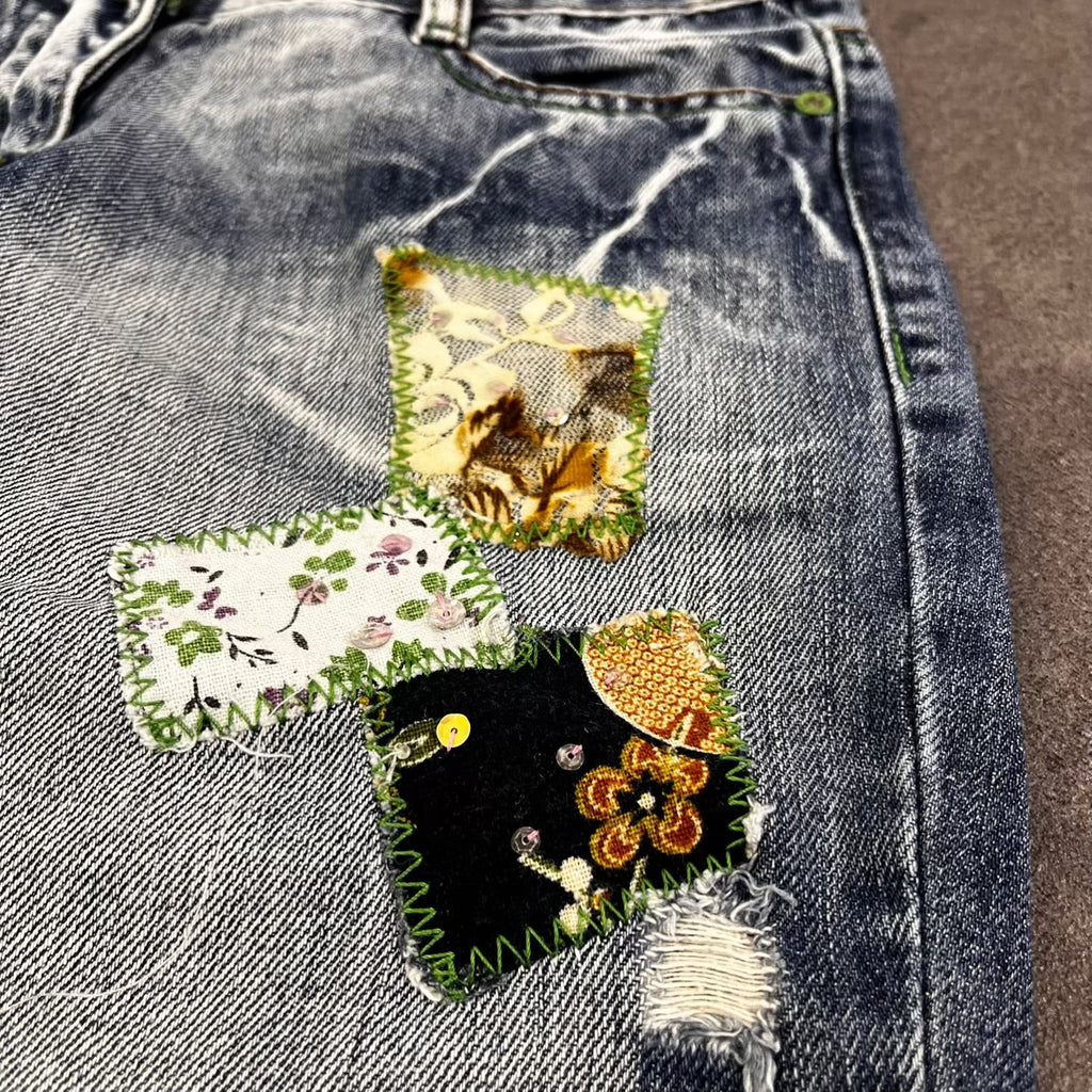 Vintage Japan Style Bootcut Jeans Damen XS – Produktfoto 5