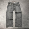 Vintage Levi's 501 Jeans Herren W32 L30 Grau – Vorderansicht