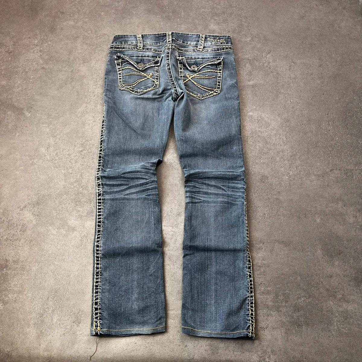 Vintage Silver Jeans Damen Bootcut Gr. M Blau Y2K, Bild 1
