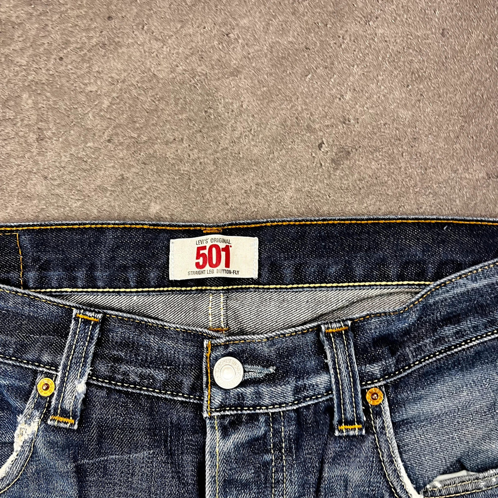 Vintage Levi's 501 Jeans Herren – Bund 501 Straight Leg Button Fly