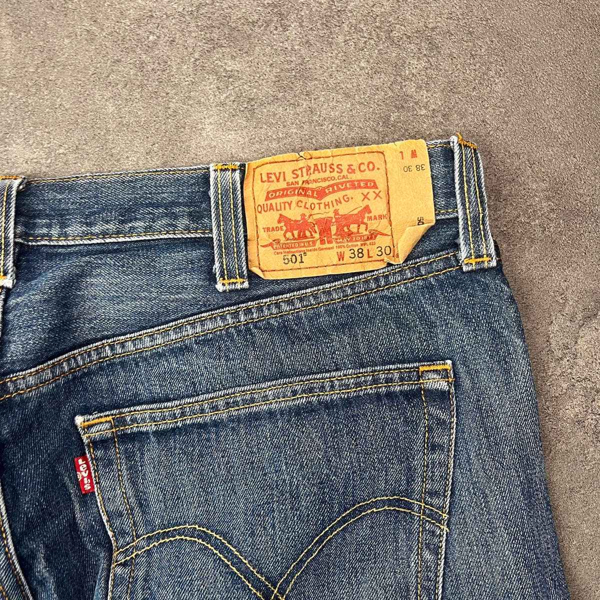 Vintage Levi's 501 Jeans Herren – Lederpatch