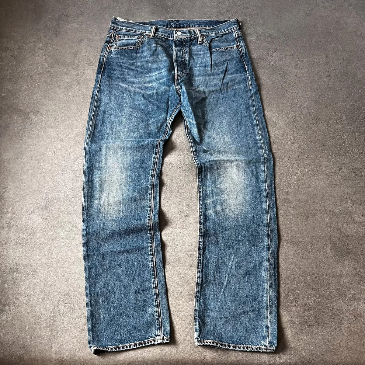 Vintage Levi's 501 Jeans Herren Straight W34 L32 Blau 2000s, Bild 1