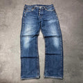 Vintage Levi's 501 Jeans Herren W34 L32 Crazy Washed – Vorderansicht