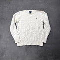 Vintage Ralph Lauren Strickpullover Damen Gr. S Creme, Bild 1