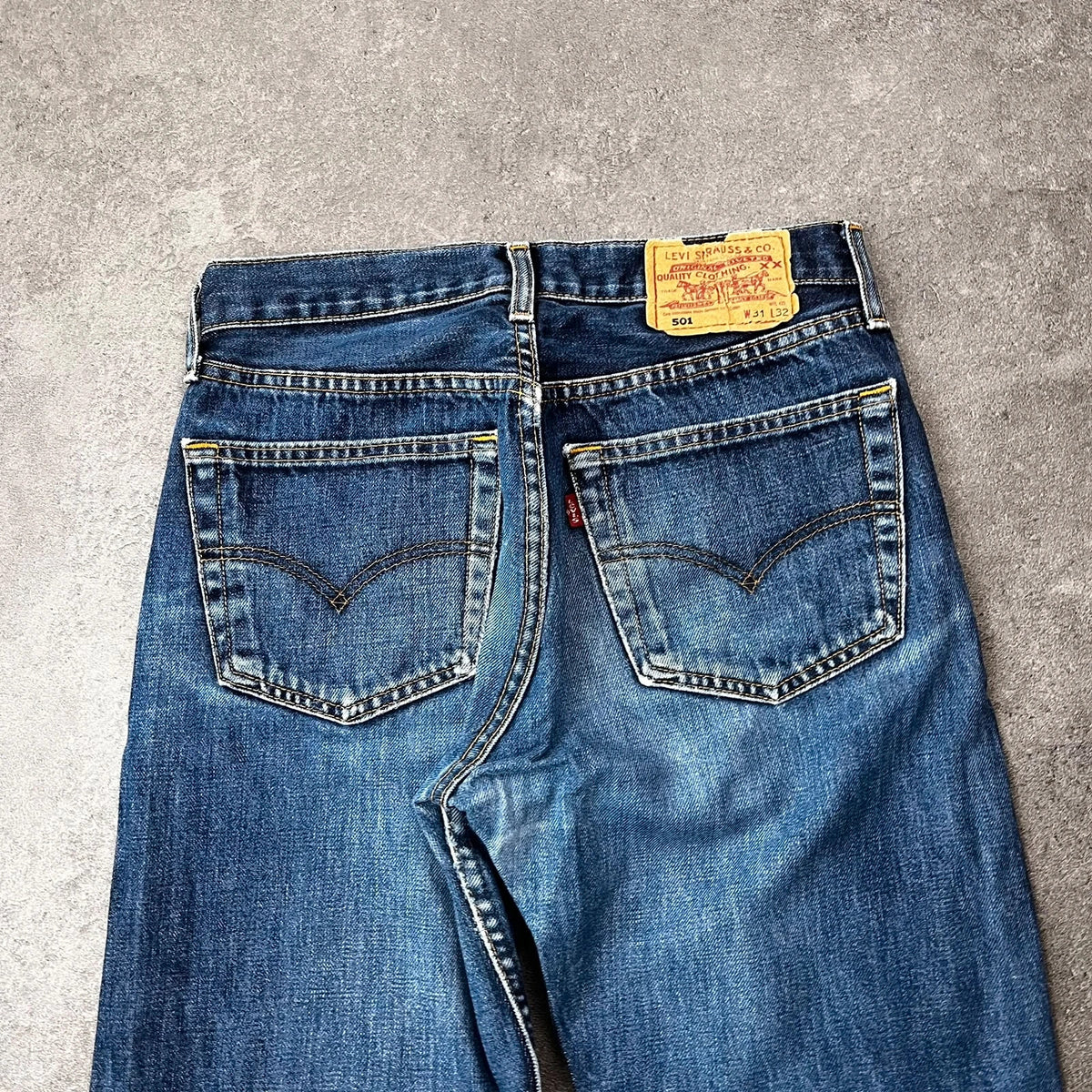 Vintage Levi's 501 Jeans Herren Straight W31 L32 Blau 2000s, Bild 3