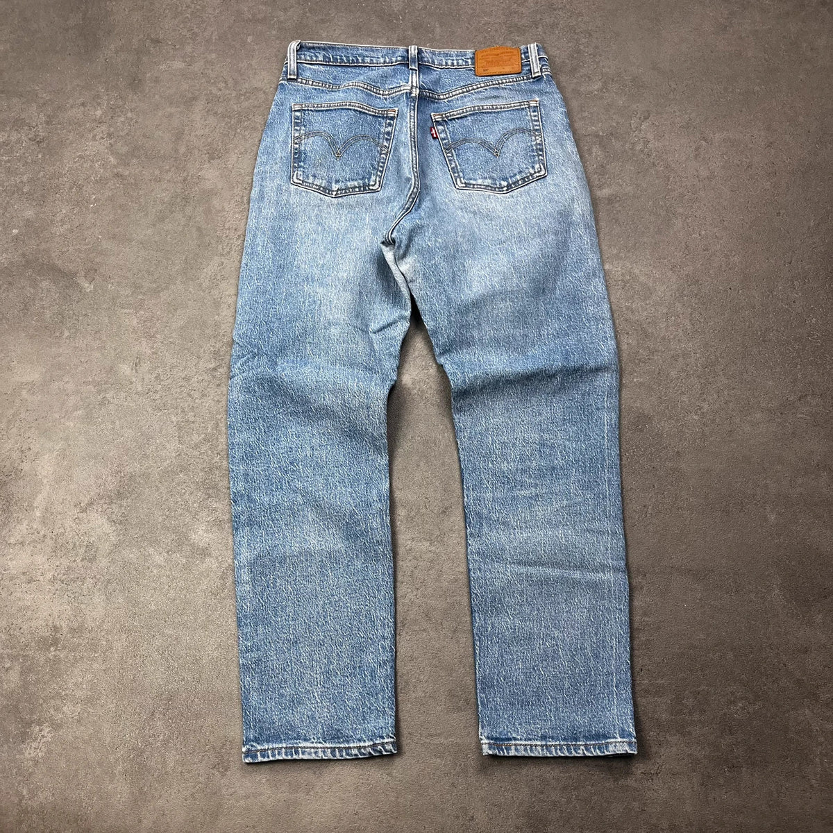 Levi's 501 Premium Jeans Herren W31 L30 Hellblau – Rückansicht