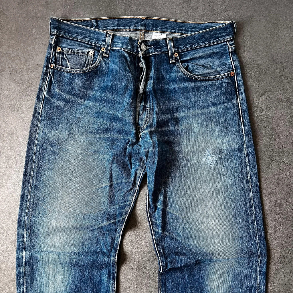 Vintage Levi's 501 Jeans Herren Straight W36 L34 Blau 2000s, Bild 3