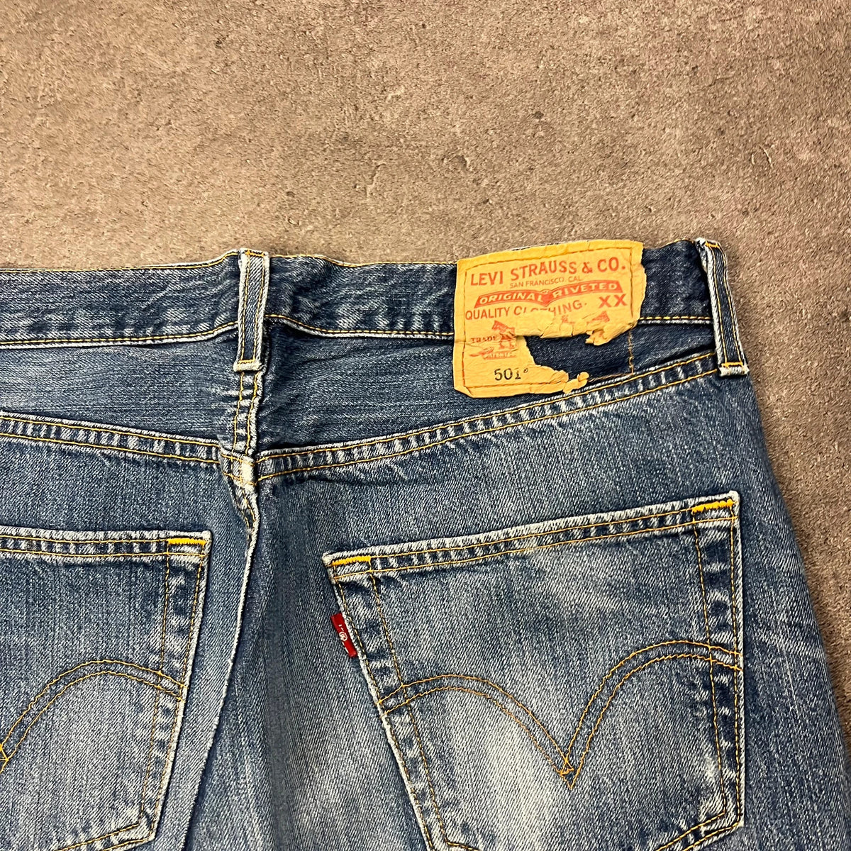 Vintage Levi's 501 Jeans Herren – Gesäßtasche