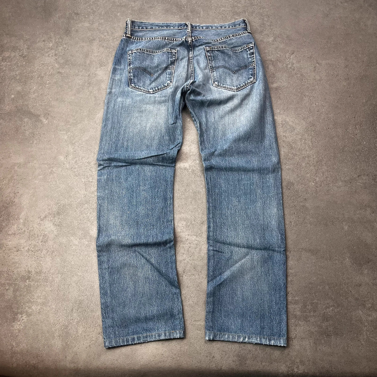 Vintage Levi's 501 Jeans Herren W32 L32 Hellblau – Rückansicht