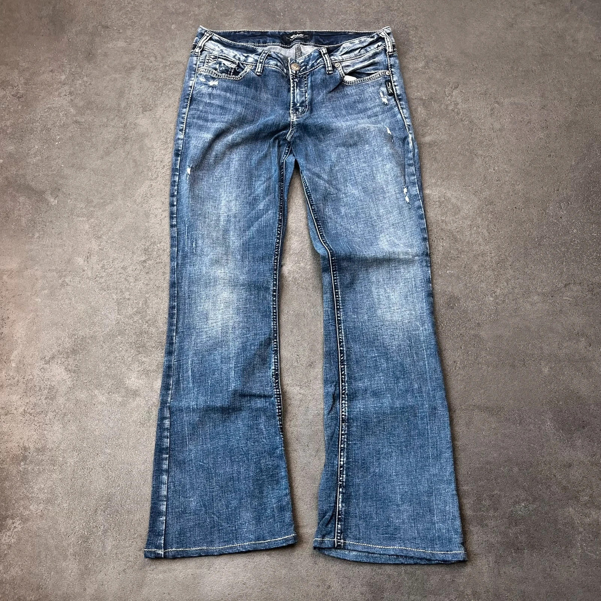 Vintage Silver Jeans Damen Bootcut Gr. M Blau Y2K, Bild 1