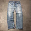 Vintage Levi's 501 Jeans Herren W34 L34 Hellblau – Vorderansicht