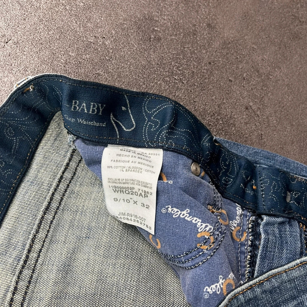 Vintage Wrangler Bootcut Jeans Damen US 9 Blau Y2K, Bild 7
