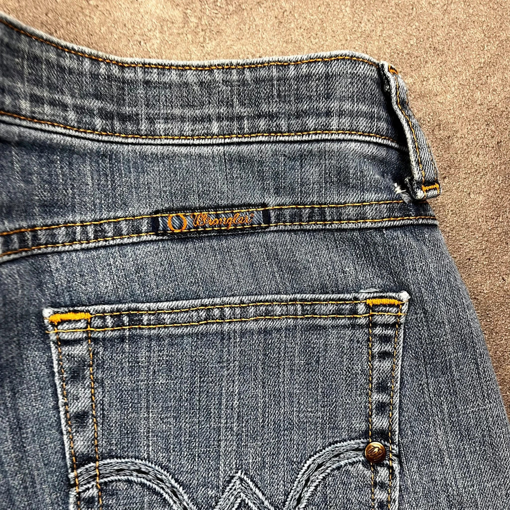 Vintage Wrangler Bootcut Jeans Damen US 9 Blau Y2K, Bild 5