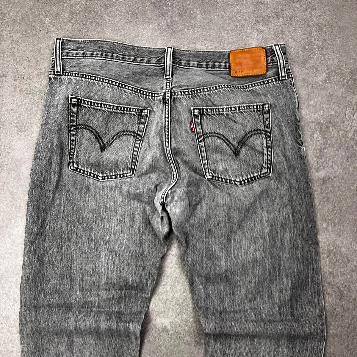 Vintage Levi's 501 CT Jeans Herren Tapered W29 L30 Grau 2000s, Bild 3