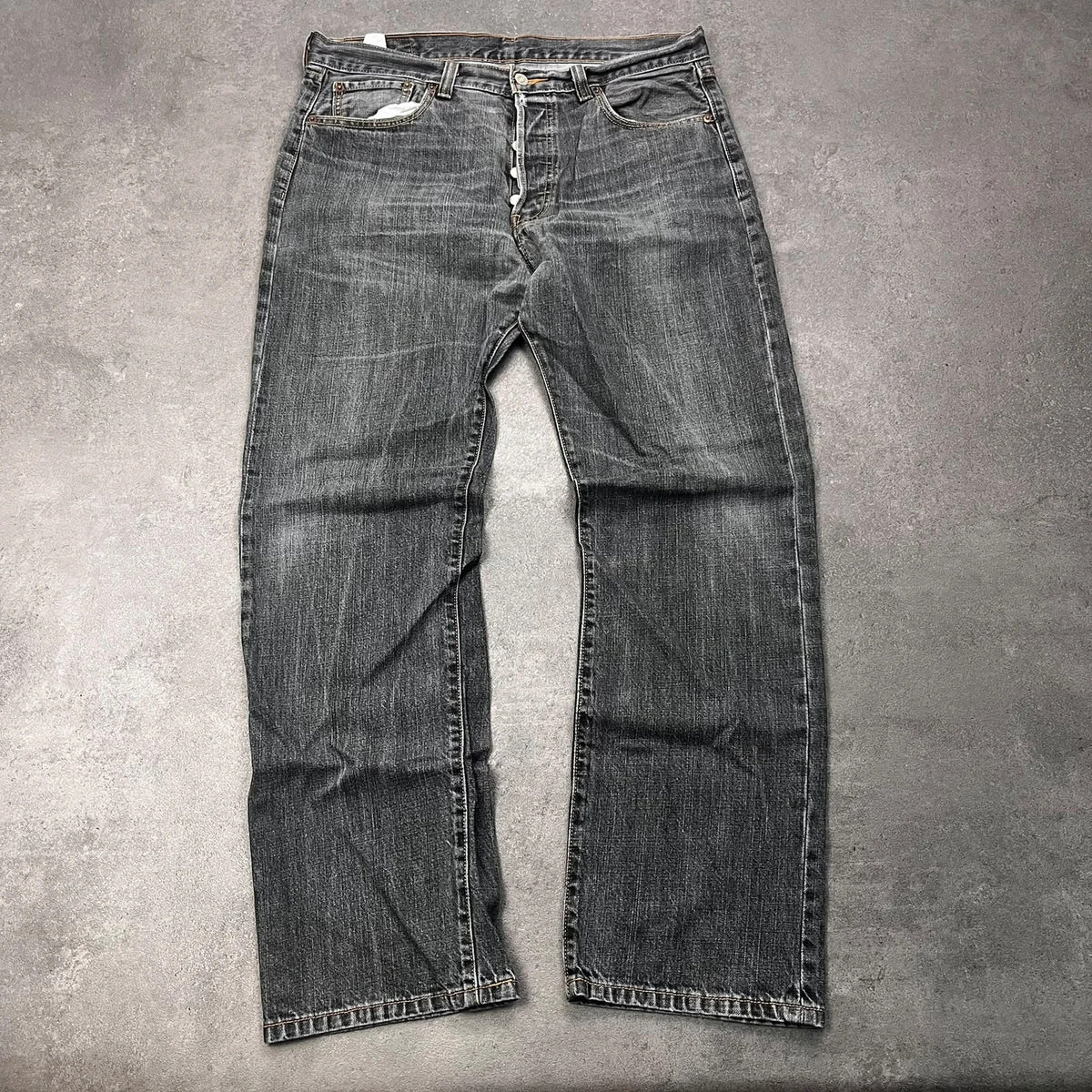 Vintage Levi's 501 Jeans Herren Straight W36 L32 Grau 2000s, Bild 1