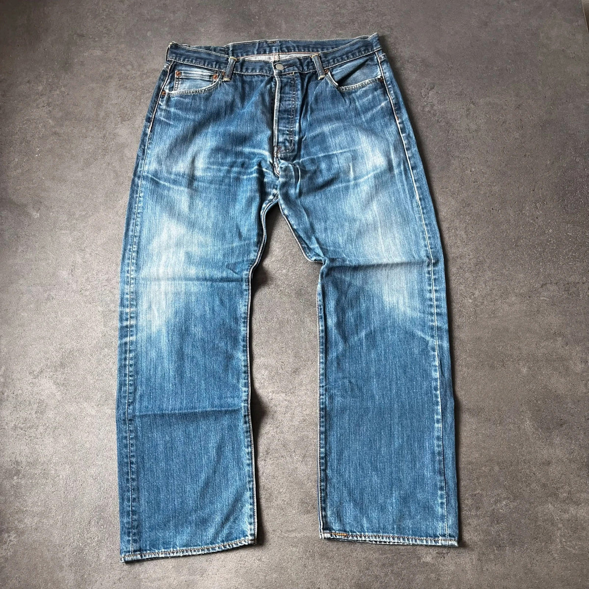 Vintage Levi's 501 Jeans Herren Straight W36 L30 Blau 2000s, Bild 1