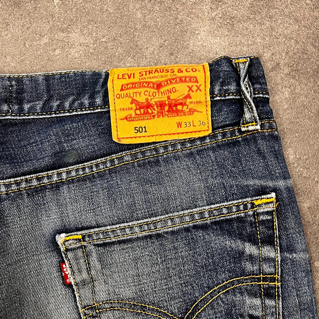 Vintage Levi's 501 Jeans Herren – Patch W33 L36