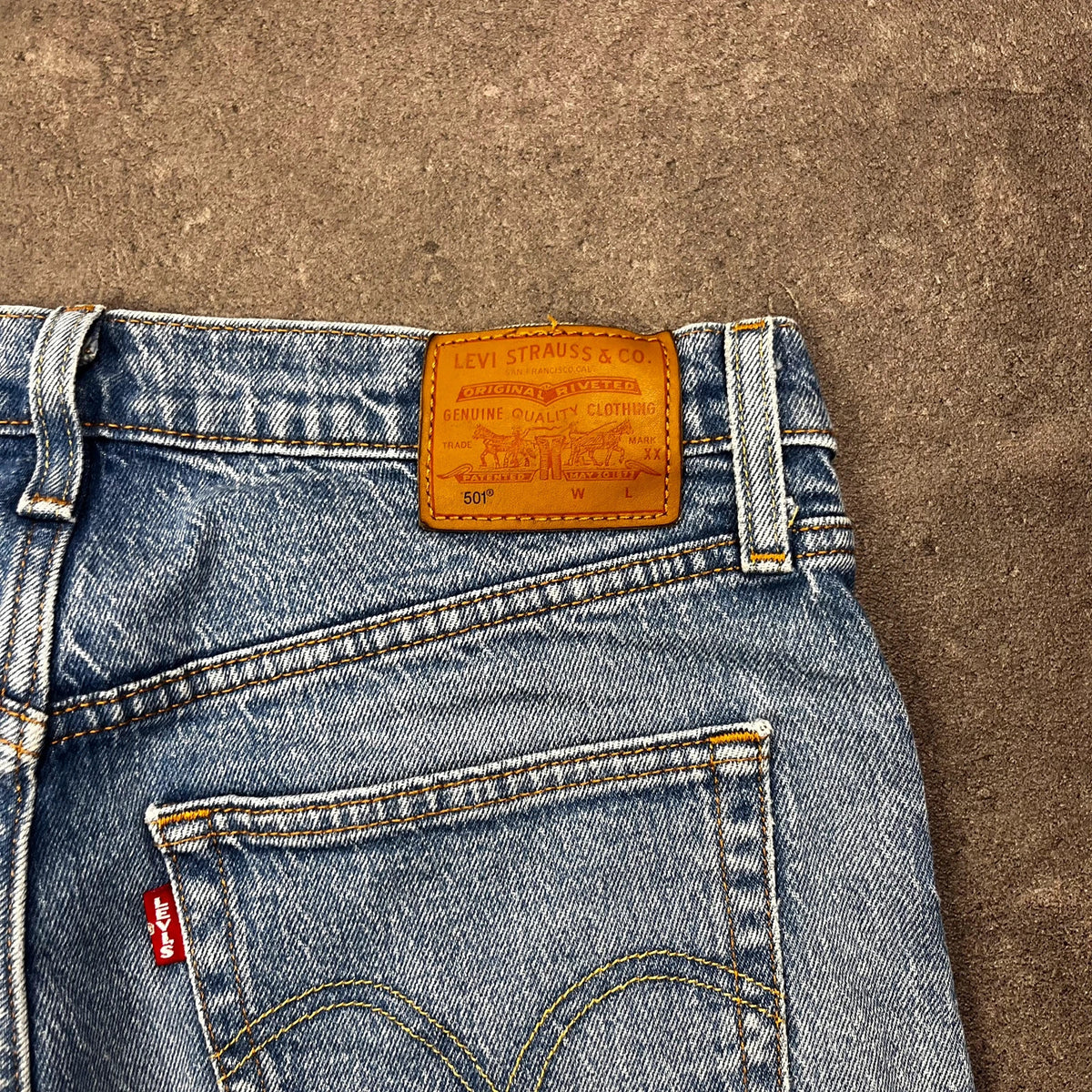 Levi's 501 Jeans Herren – Lederpatch
