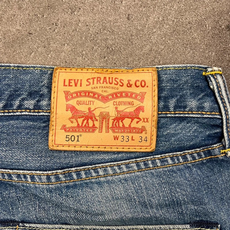 Vintage Levi's 501 Jeans Herren – Patch W33 L34