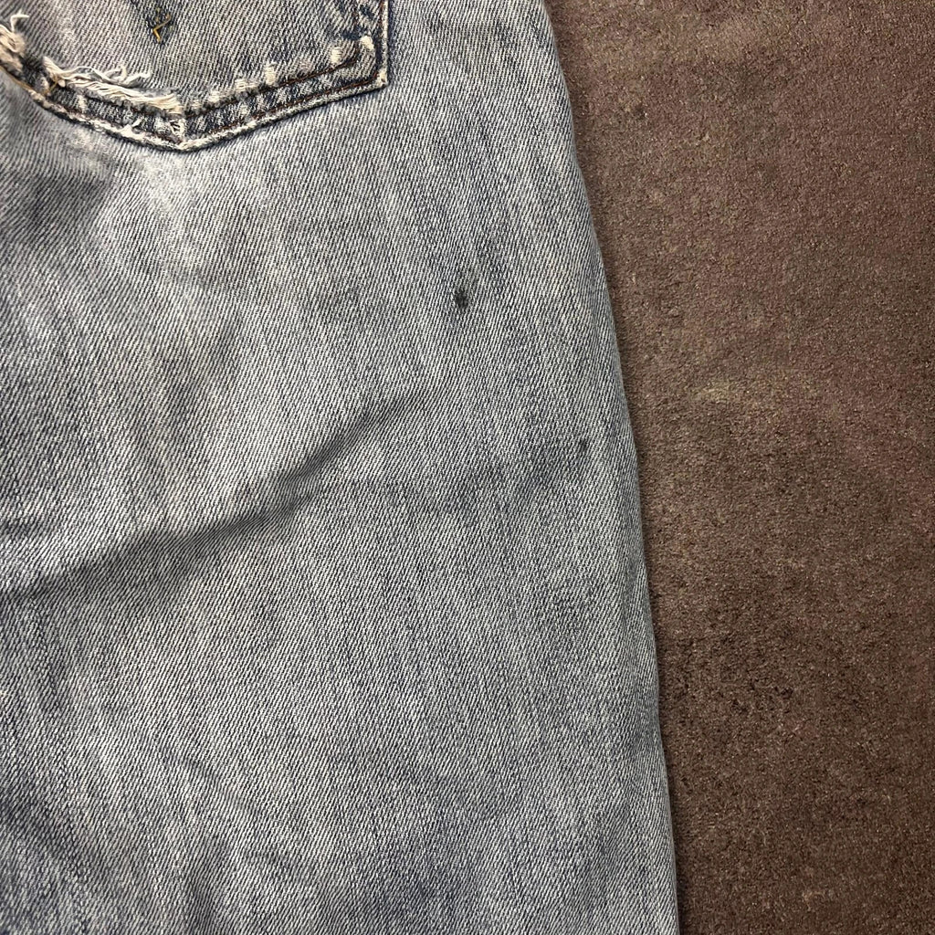 Vintage Levi's 512 Bootcut Jeans Herren W27 L28 Washed Distressed Hellblau 2000s