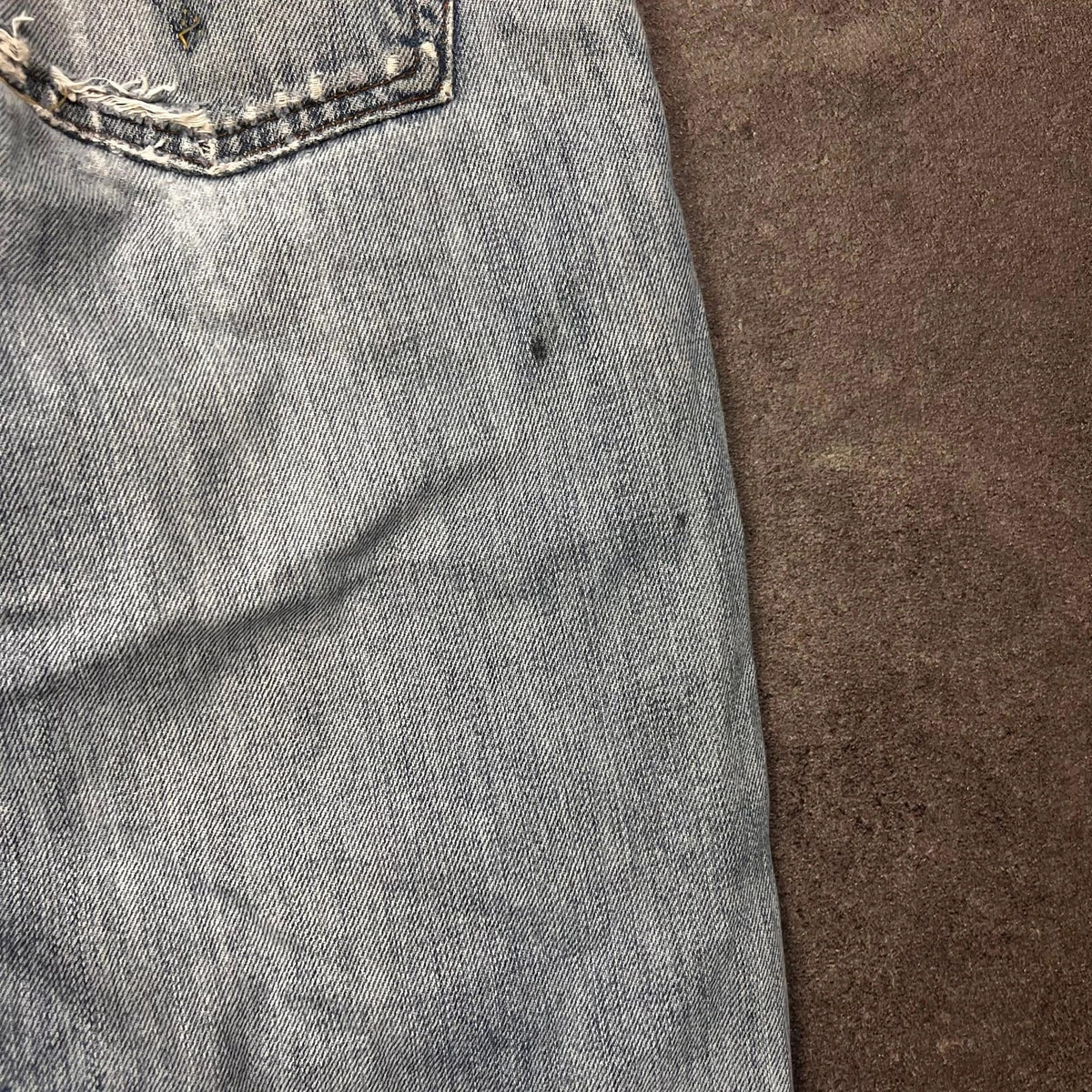 Vintage Levi's 512 Bootcut Jeans Herren W27 L28 Washed Distressed Hellblau 2000s