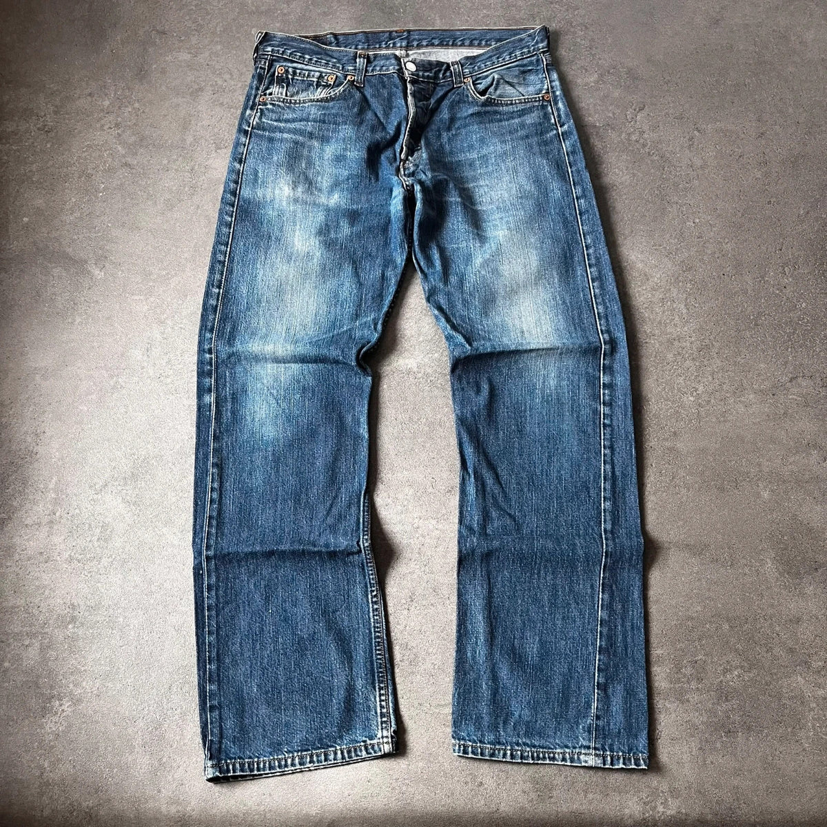 Vintage Levi's 501 Jeans Herren Straight W34 L32 Blau 2000s, Bild 1