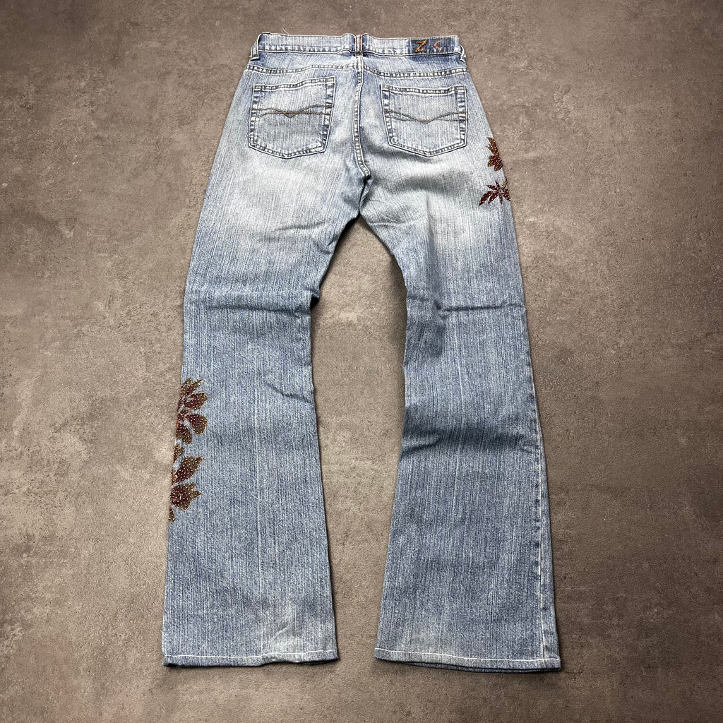 Vintage Y2K Flare Jeans Damen Japan Style – XS