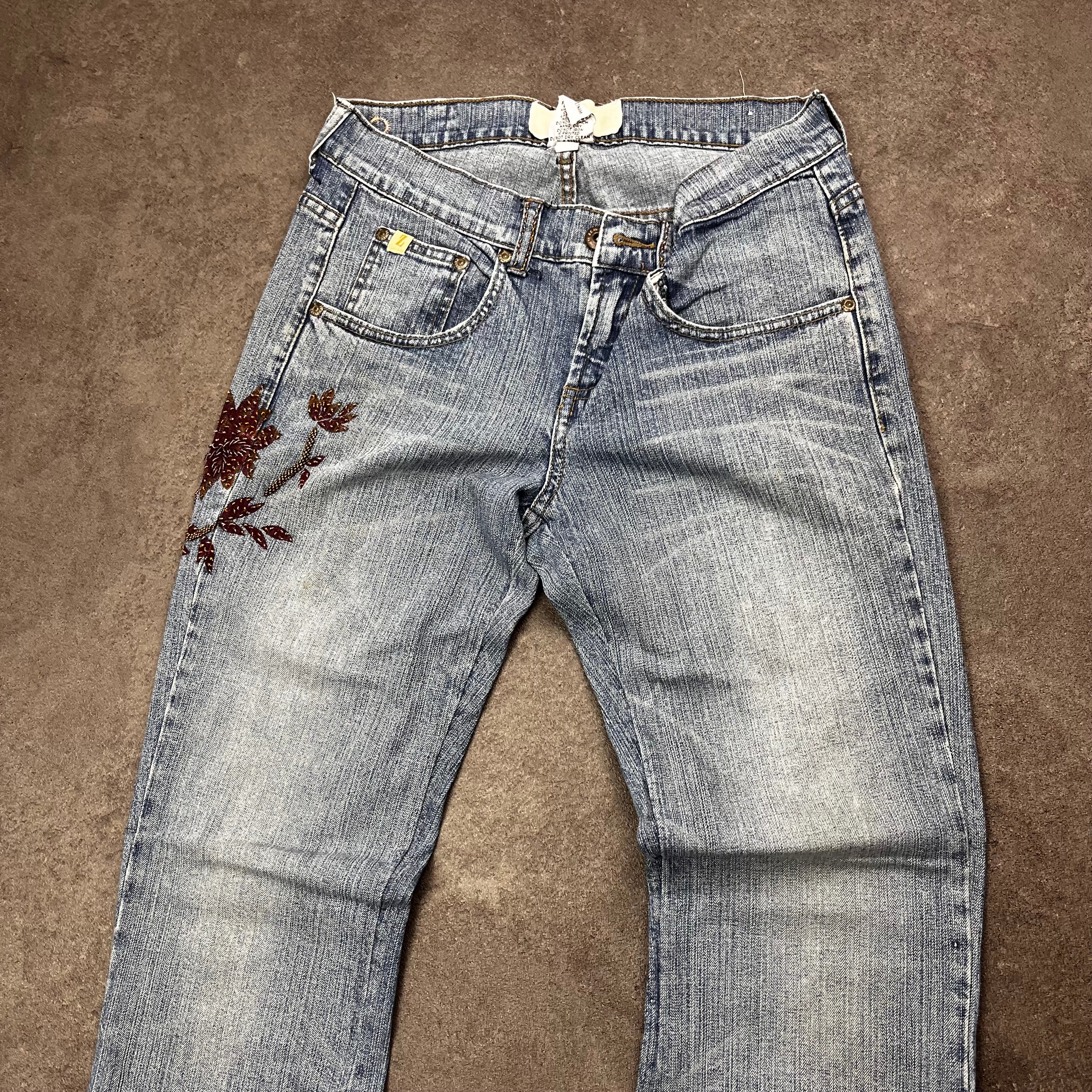 Vintage Y2K Flare Jeans Damen Japan Style – XS