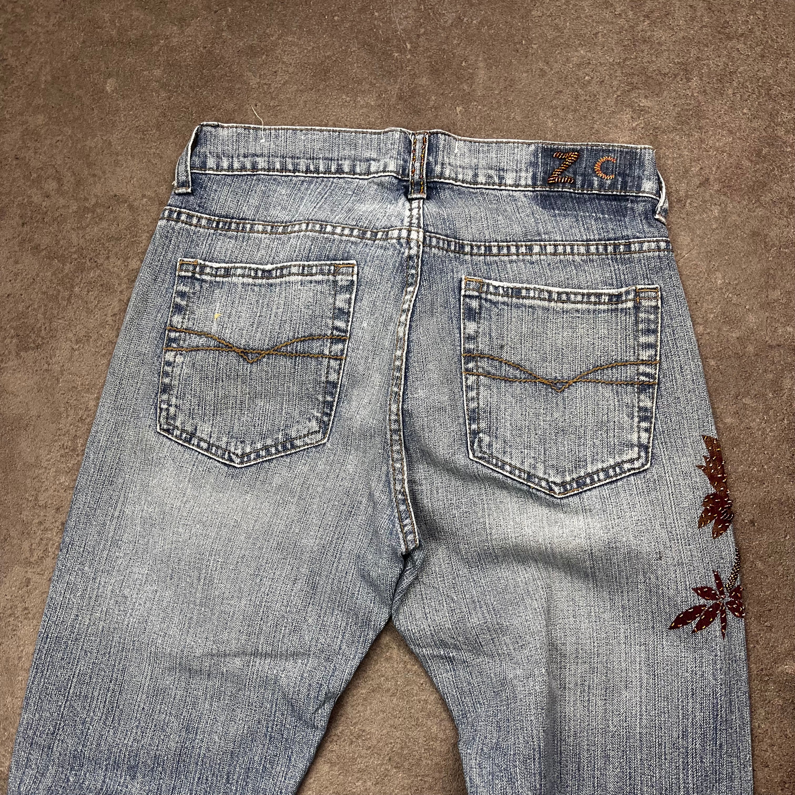 Vintage Y2K Flare Jeans Damen Japan Style – XS