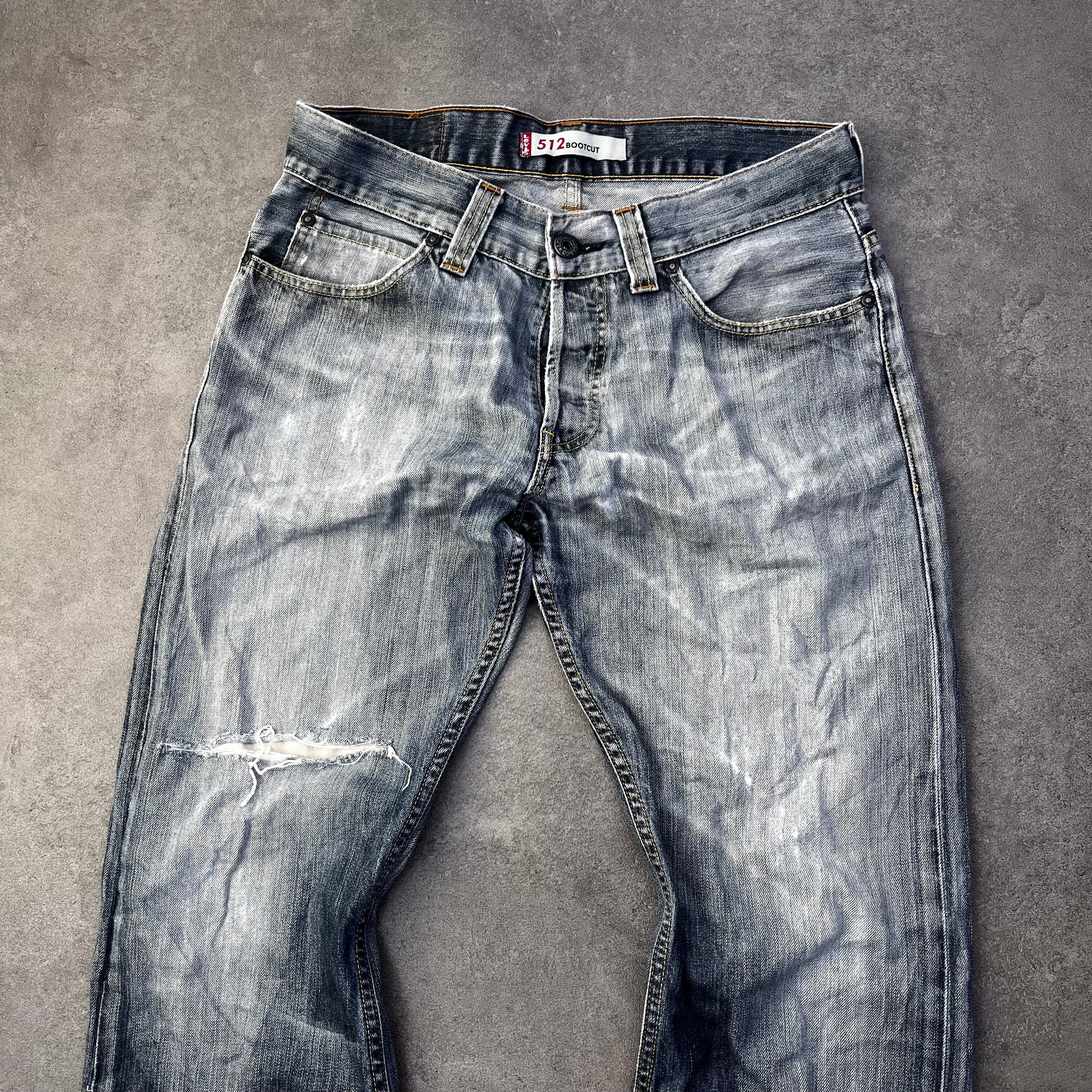 Vintage Ripped 512 Bootcut Levi’s W30 L34