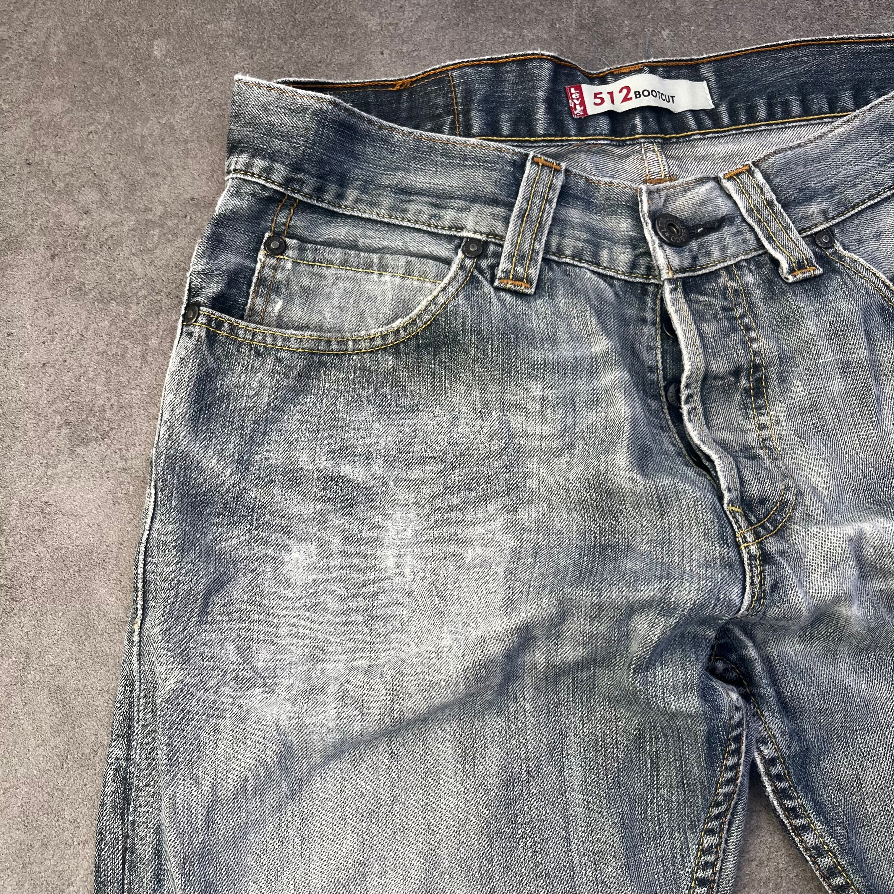 Vintage Ripped 512 Bootcut Levi’s W30 L34