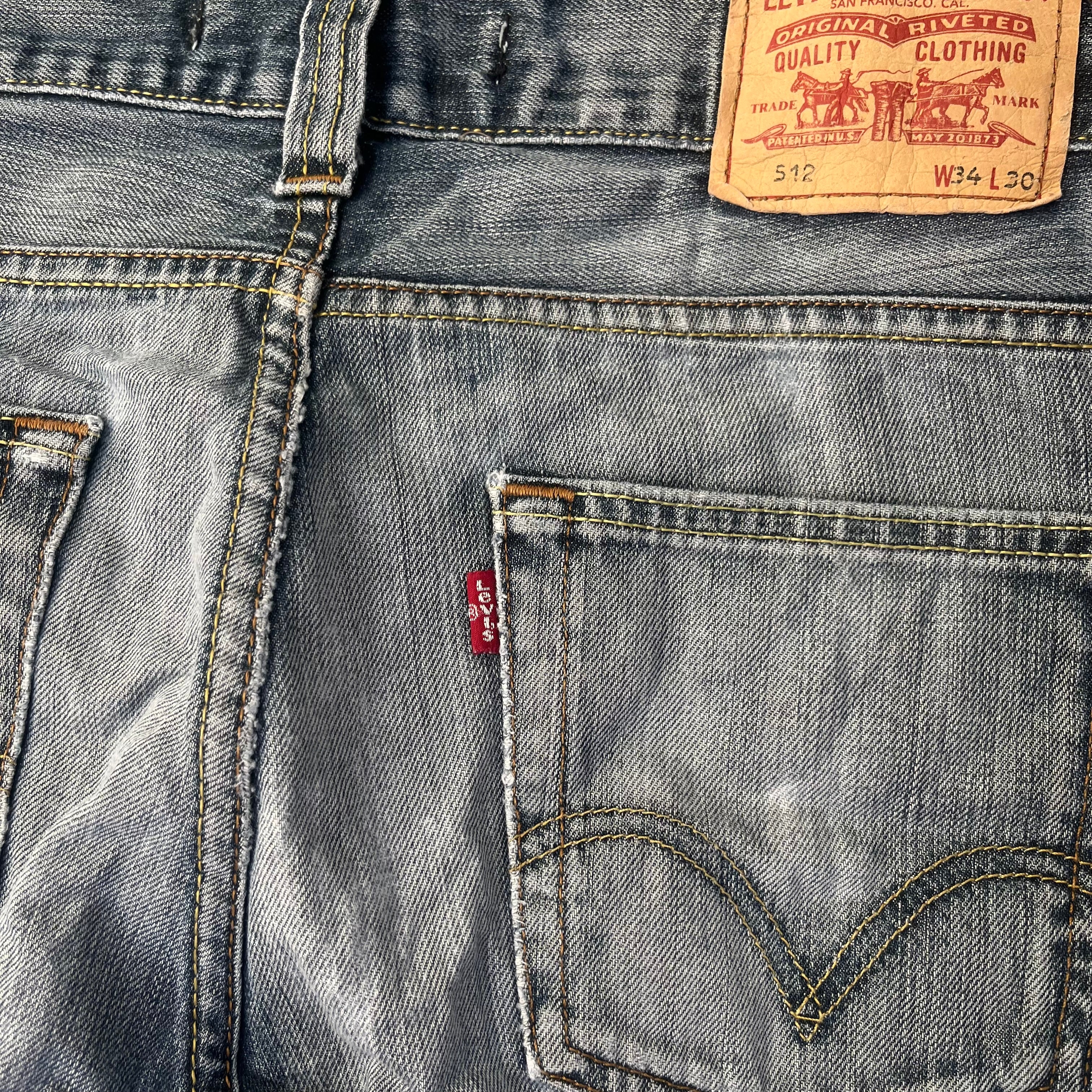 Vintage Ripped 512 Bootcut Levi’s W30 L34