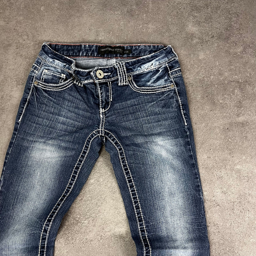 Vintage Japan Style Bootcut Jeans Damen XS – Produktfoto 3