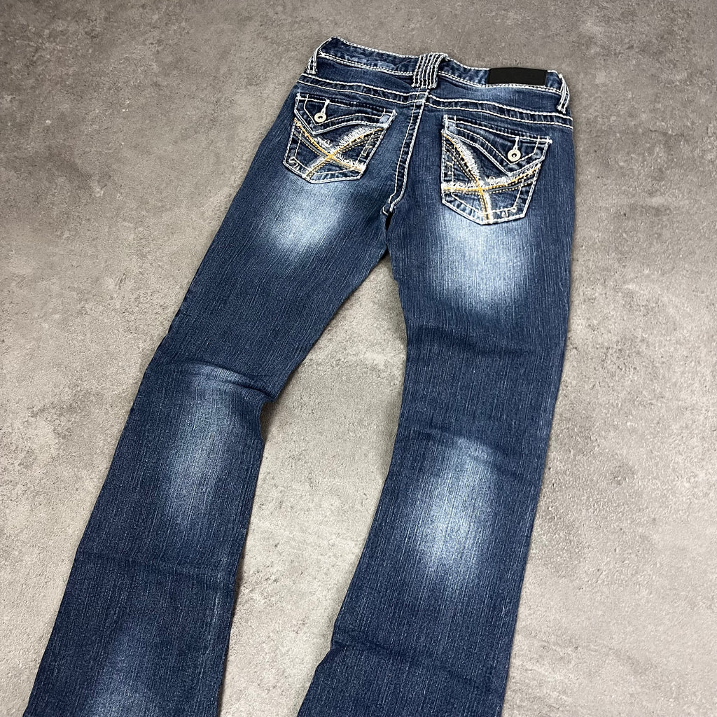 Vintage Japan Style Bootcut Jeans Damen XS – Produktfoto 5