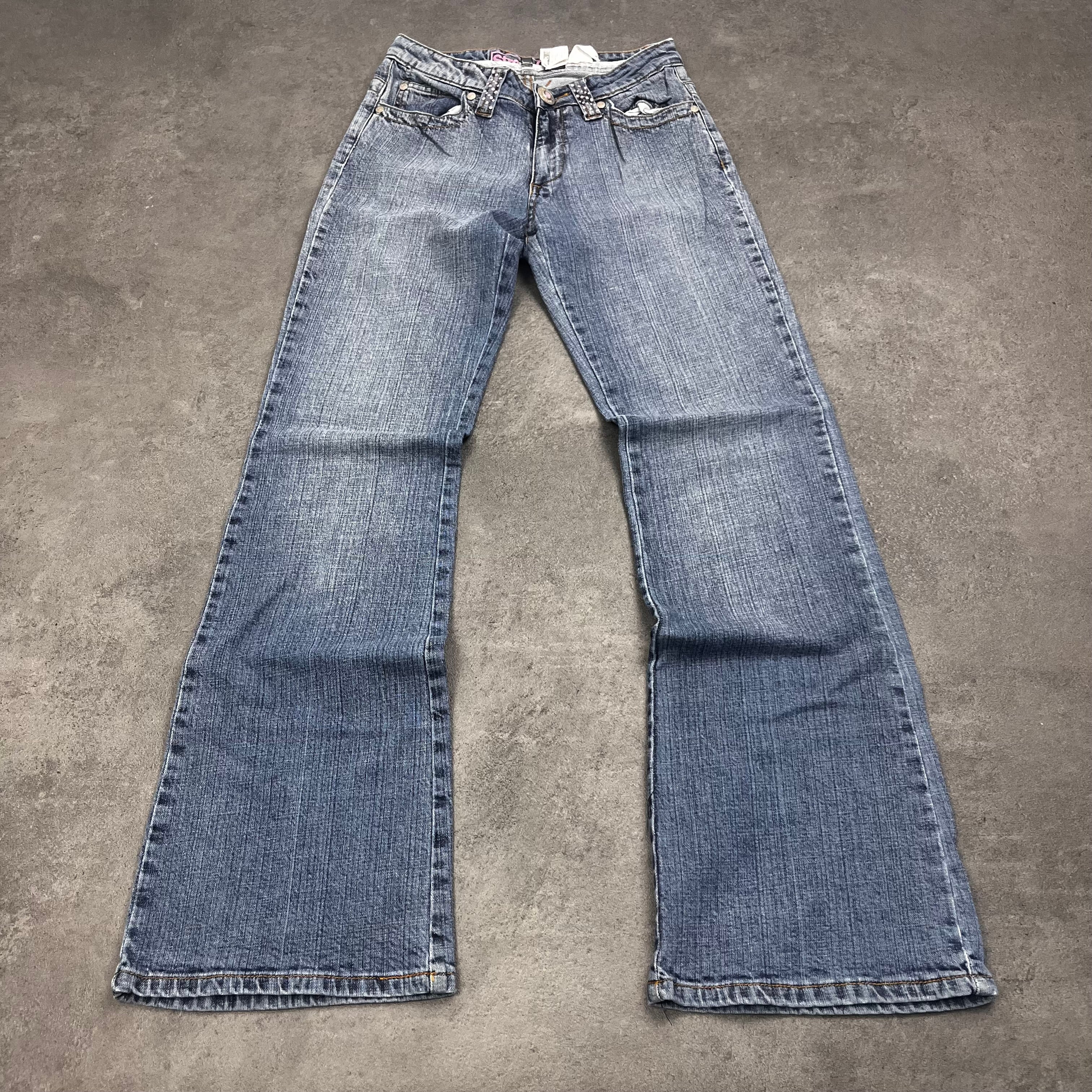 Vintage Y2K Bootcut Jeans Damen XXS – Produktfoto 3