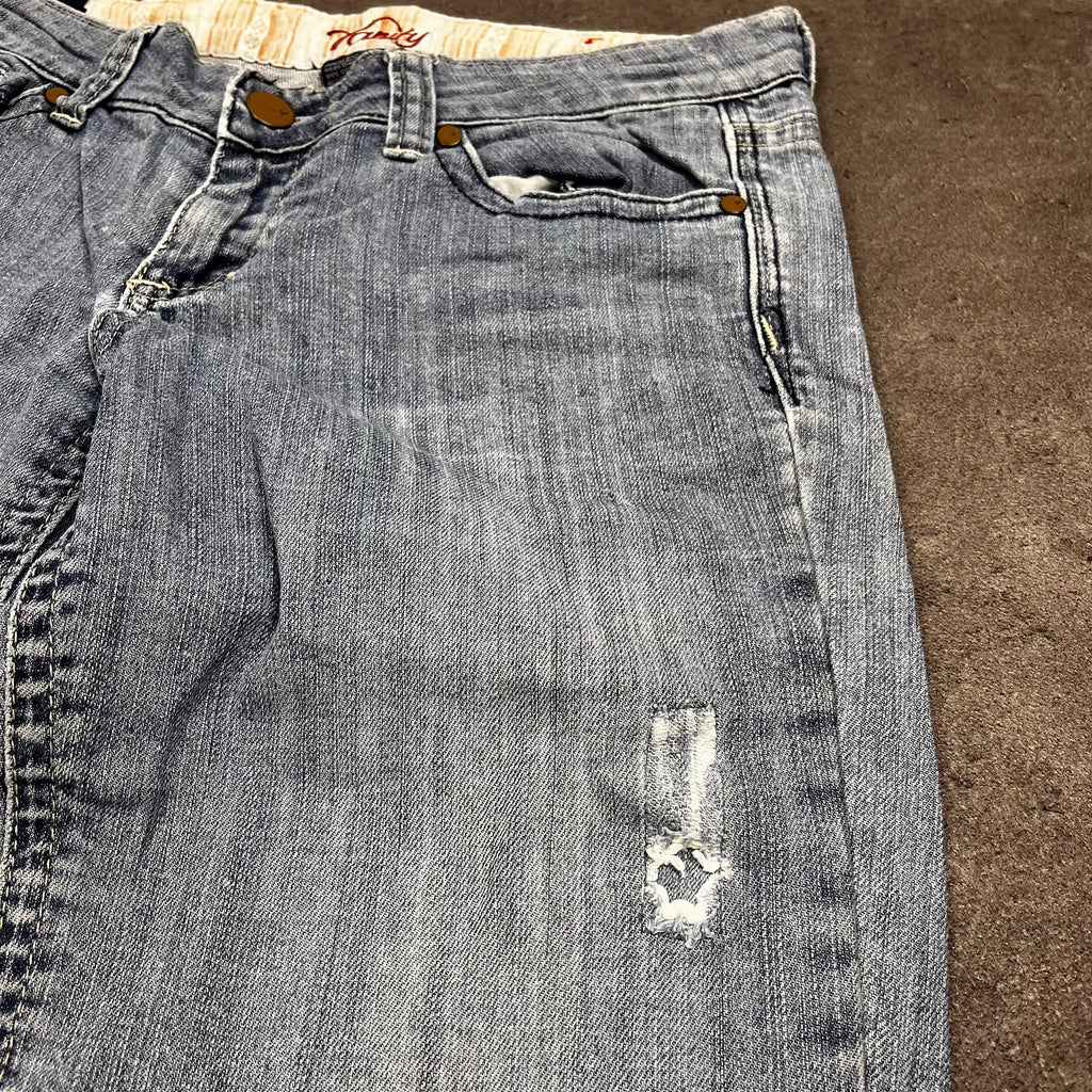 Vintage Y2K Ripped Jeans Damen M – Produktfoto 3
