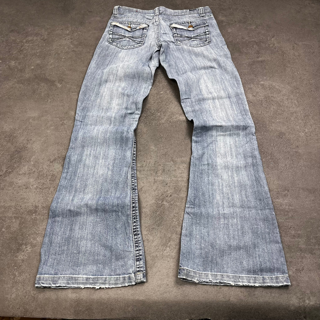 Vintage Y2K Ripped Jeans Damen M – Produktfoto 5