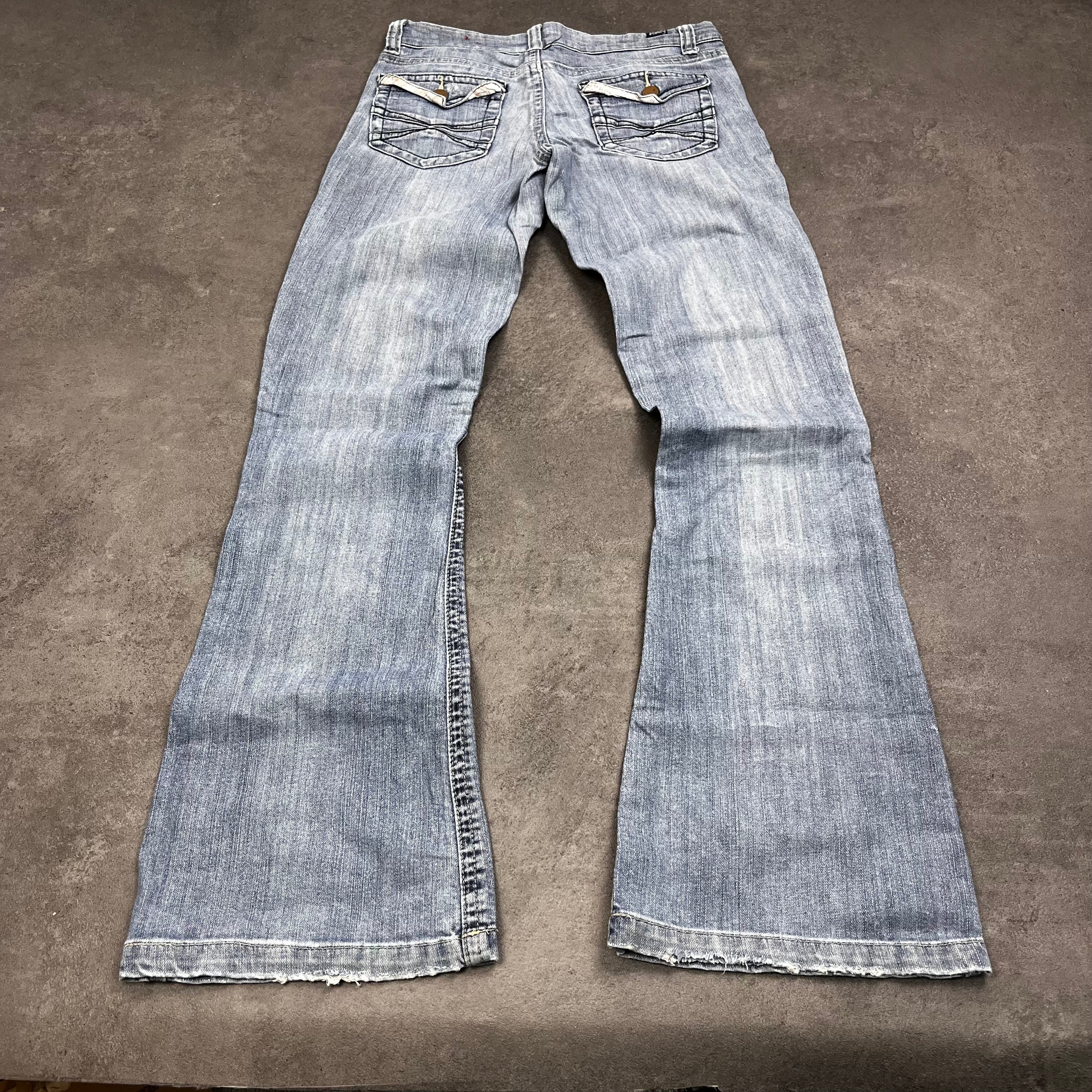 Vintage Y2K Ripped Jeans Damen M – Produktfoto 5