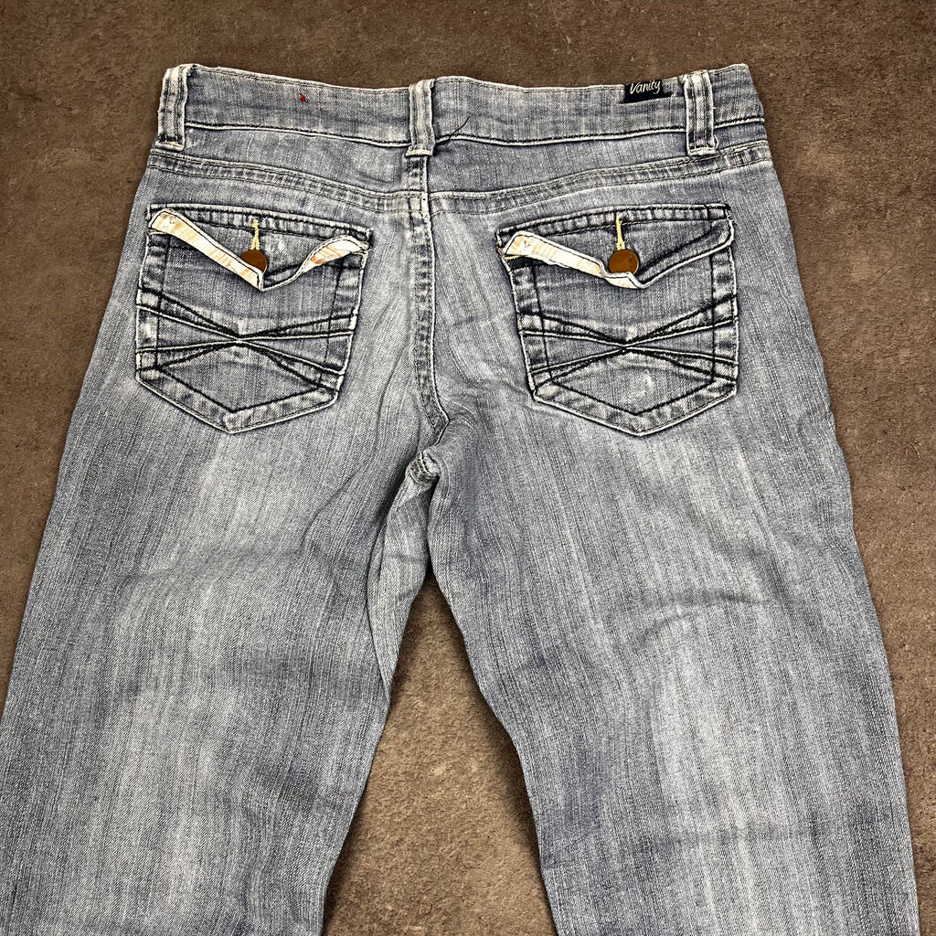 Vintage Y2K Ripped Jeans Damen M – Produktfoto 6