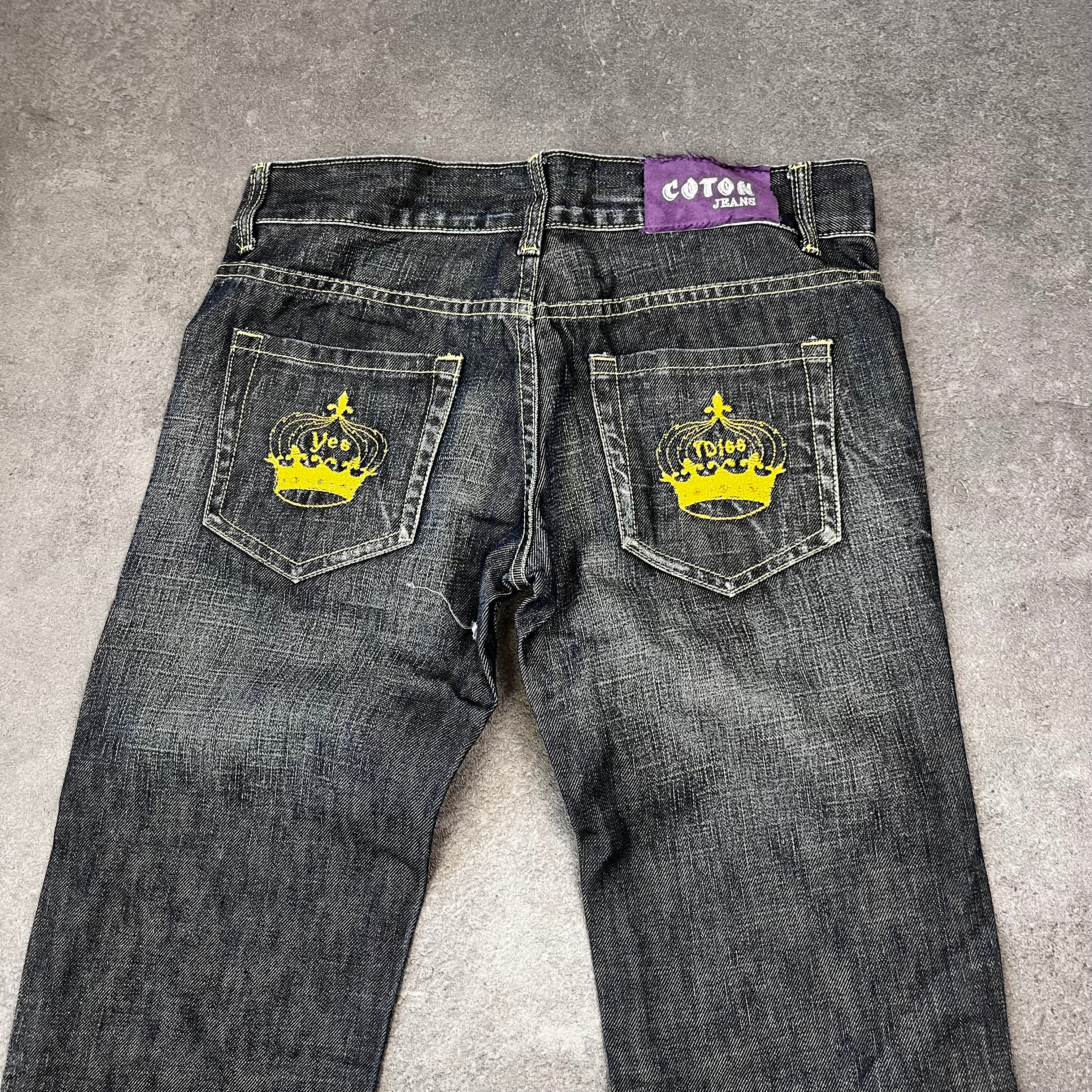 Vintage Y2K Straight Leg Jeans Damen M – Produktfoto 2