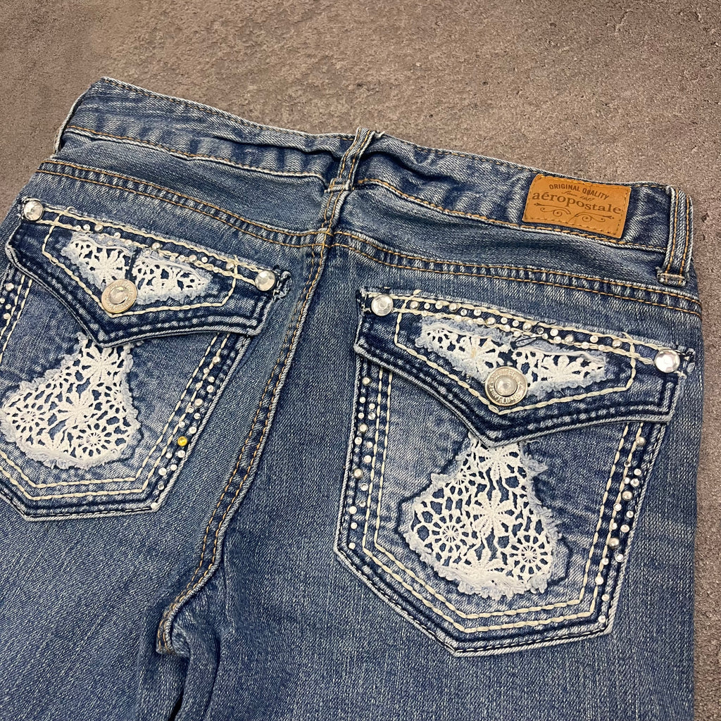 Vintage Y2K Bootcut Jeans Damen XS – Produktfoto 3