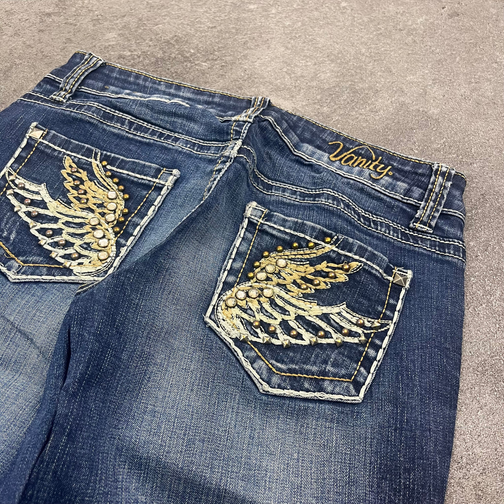 Vintage Y2K Bootcut Jeans Damen S – Produktfoto 3