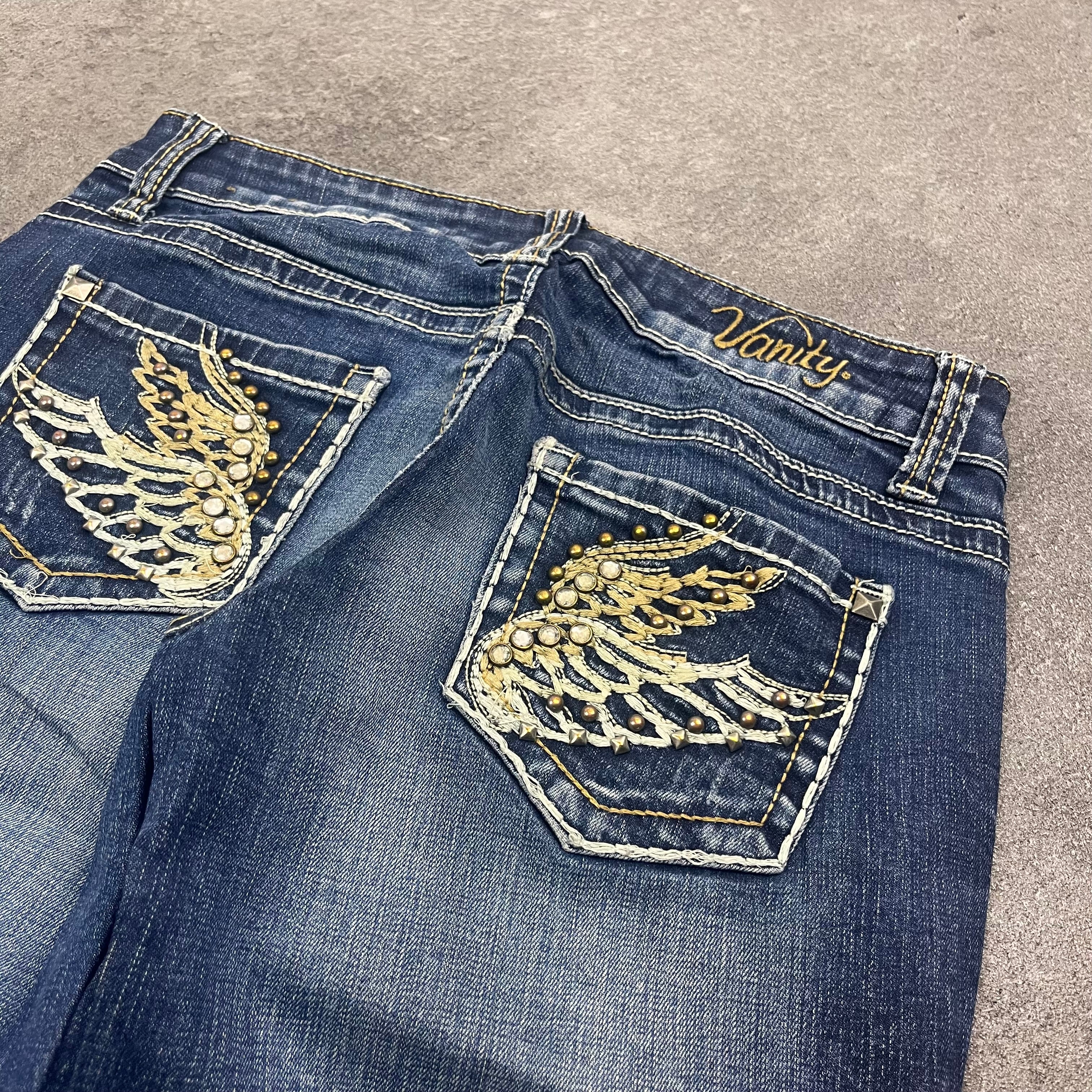 Vintage Y2K Bootcut Jeans Damen S – Produktfoto 3