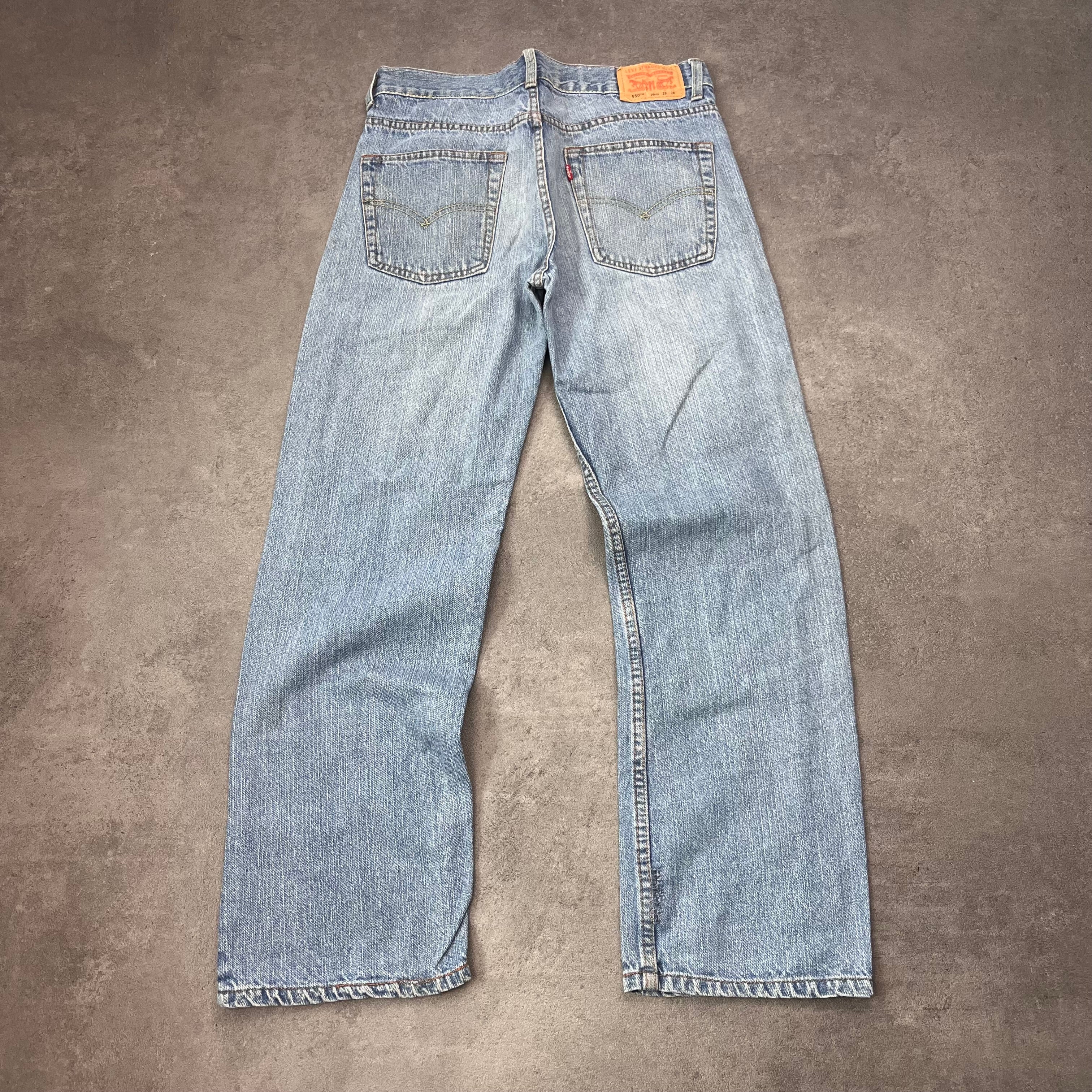 Vintage Levi's 550 Relaxed Jeans Herren Hellblau – W28 L28