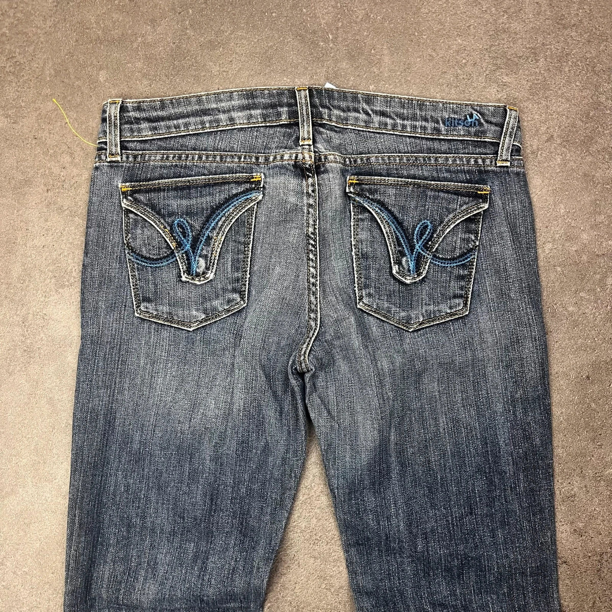 Vintage Kitson Bootcut Jeans Damen Gr. M/L Blau Y2K, Bild 5
