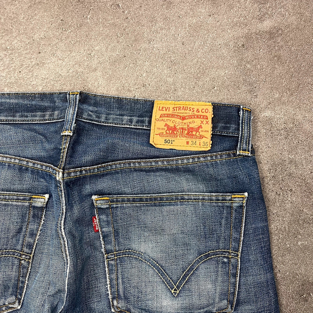 Vintage Levi's 501 Jeans Herren – Patch