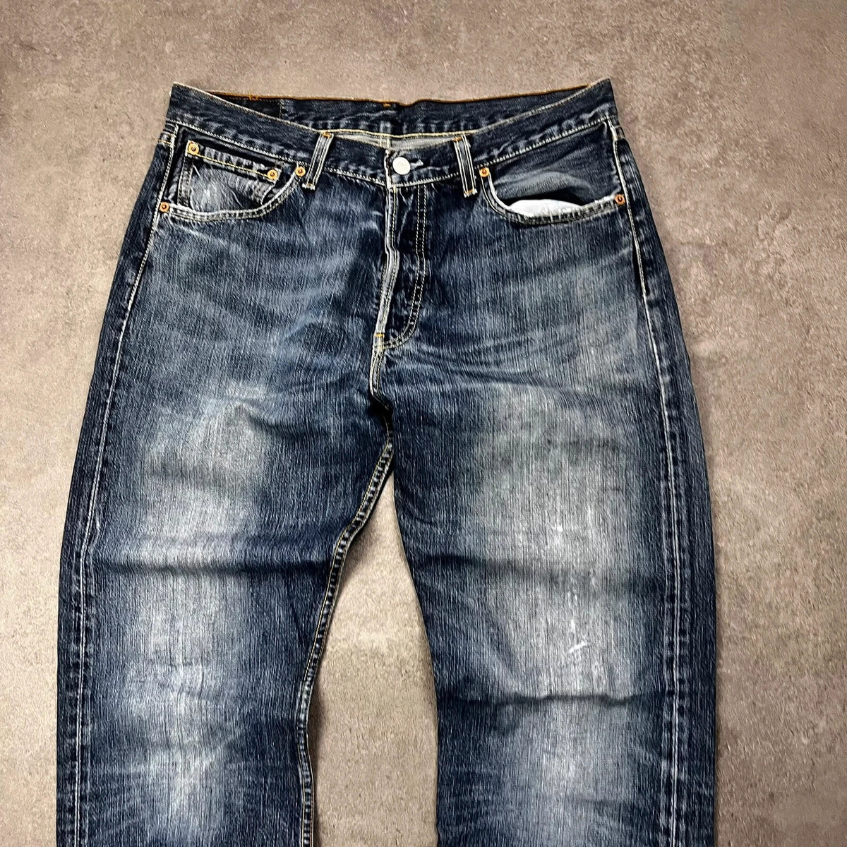 Vintage Levi's 501 Jeans Herren Straight W34 L32 Blau 2000s, Bild 3