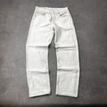 Vintage Levi's 501 Jeans Herren W31 L30 Hellgrau – Vorderansicht